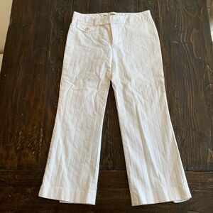 Banana Republic White Cropped Pants, Martin fit